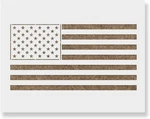 Reusable American Flag For Diy Crafts 10.5X14.82 - STENCILAIR4. Fixed Price $99.00.