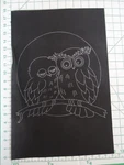 Tri Chem Picture Craft Liquid Embroidery 8297 Owls Couple Who! Love Birds Whoot. Fixed Price $19.99.