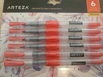 Arteza Water Brush Pens - Set Of 6. Fixed Price $12.00.