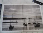 Tri Chem Picture Craft Liquid Embroidery 7342 Big Sails Sunset Sailboat Beach. Fixed Price $19.99.