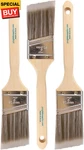 Set 3-PACK 2" Angle Brushes For All Latex And Oil Paints & Stain. Fixed Price $11.28.