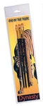 Dynasty Eye Of The Tiger Set "d" Filbert Paint Brushes 4-6-8 (06528). Fixed Price $6.59.