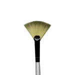Dynasty Black Silver Brush Fan Size 6. Fixed Price $8.19.