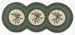 Braided Jute Tri-circle Table Runner. Earth Rugs. Holly. 15" X 36". Fixed Price $49.28.