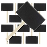 Art Supply 4 Inch Foam Sponge Wood Handle Paint Brush Set (value Black. Fixed Price $11.94.