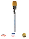 Winsor & Newton Series 995 Aquarelle Golden Nylon Short Flat Wash 1" Brush. Fixed Price $64.33.