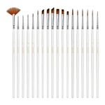 Pandafly 18 Pieces Mini Brush Set For Art Painting. Fixed Price $19.99.