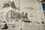Tri-chem #7478 Traveling The Old West 36X24 Picture To Paint Stagecoach. Fixed Price $20.50.