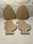 Easter Crafts Standing Egg Chick Color/ Paint Your Own Set Of 4. Fixed Price $6.00.