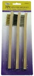 Mbs 3PC Mini Brush Set Brass Steel & Nylon Small Parts, Fine Details. Fixed Price $8.23.