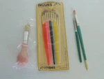 Craft Brush Set 1O New /pkg 2 Used ,one Short Thick. Fixed Price $9.99.