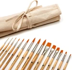 Ait Art Paint Set - 15 Brushes Rounds, Flats Handmade Usa For. Fixed Price $48.99.
