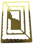 Darice Brass Stencil Decorative Corners Edges Frames Small Card Making Craft Art. Fixed Price $7.13.