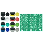 Jajado 8 Jars Chalk Paste Paint For Craft On Silk Screen Stencil, Reusable Ad.... Fixed Price $49.70.