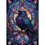 Diamond Painting Kits For Adults, Crow Art 5D Stained. Fixed Price $17.99.