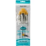 Royal & Langnickel(r) Aqualon Filbert Wisp Brush SET-5/PKG RAQUA201. Fixed Price $29.64.