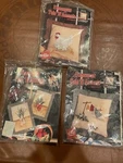 Bernat Home Spun Tole Accents - Set Of 3 Fabric Painting Kits New. Fixed Price $17.00.