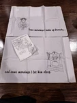 Vintage Tri-chem Liquid Embroidery Fabric Paint Pillowcase Set Grouchy 8145. Fixed Price $20.40.