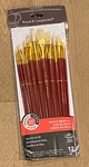 Royal Langnickel White Brushes Set 12 Pcs Firm Acrylic & Oil. Fixed Price $21.98.