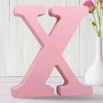 Aocean 8 Inch Pink Wood Letters Unfinished For Wall Decorat.... Fixed Price $17.09.