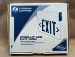 Lithonia Edg 2 Rmr M6 Surface Mount Led Exit Sign. Double Face, New Open Box. Fixed Price $39.00.