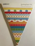 Kaisercraft Bunting Paper Pad Total 48 Sheets Art Supplies Decoration. Fixed Price $8.99.
