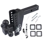 Tri-ball 1-7/8" 2" 2-5/16" Adjustable Trailer Hitch Fits Receiver Heavy Duty. Fixed Price $132.57.