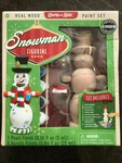 Snowman Holiday Wood Paint Kit By Masterpieces Works Of Ahhh, New 21426. Fixed Price $14.49.