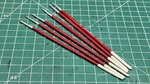 Grumbacher Series 815 Red Sable Artist Brushes Lot Of 6 Nos. Fixed Price $25.00.