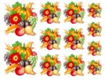 Vintage Image Retro Fruit Pumpkin Autumn Fall Shabby Waterslide Decals FRU733. Fixed Price $13.99.