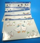 Vintage Decoral Handpainted Decals Lot Of 5 Mallard Duck Pandas Goose. Fixed Price $27.95.