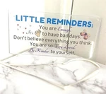 Little Reminders Hanging Wood Plaque Sign Decorative Wall Art. Fixed Price $22.15.