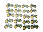22 Tractor Sewing Buttons Full Color Image Wood Holes Crafting Decor. Fixed Price $8.99.