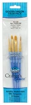 Royal Crafters Choice Brush Sets Gold Taklon Artist (filbert,round,shader Etc). Fixed Price $6.99.