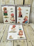 Country Kids Boys & Girl Puppy Dog Meyercord Decal 3 Vintage Sheets. Fixed Price $23.49.