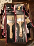 (3) Royal & Langnickel White Bristle Pc Sets (9 Brushes). Fixed Price $12.00.