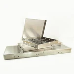 Andrew Mack Metal Coil Pinstriping Paint Brush Box Choose From 3 Sizes, Colors. Fixed Price $24.00.