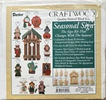 Darice 9163-34 Craftwood 13 Piece Birdhouse Base Seasonal Sign Kit. Fixed Price $19.99.