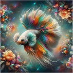 5D Colorful Diamond Art Painting Kits For Adults,goldfish. Fixed Price $15.99.