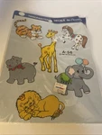 Vtg Decoral Hand Painted Decals Animals Zoo 1983 A-56. Fixed Price $9.99.